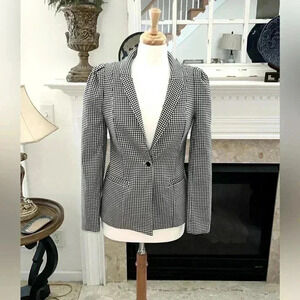 NWT Jules & Leopold Black & White Checkered Blazer